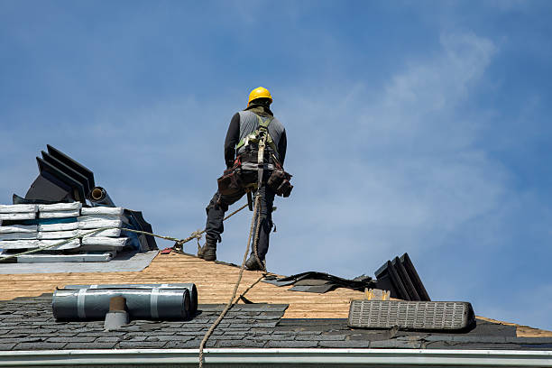 Professional Roof Replacement technician working in Wever, IA